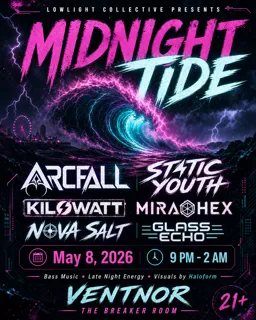 Midnight Tide flyer