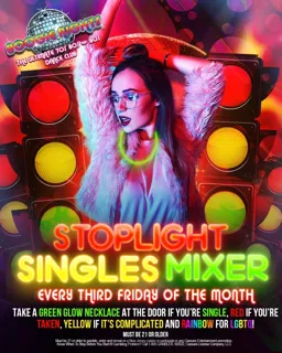 Boogie Nights - Stoplight Single Mixer flyer